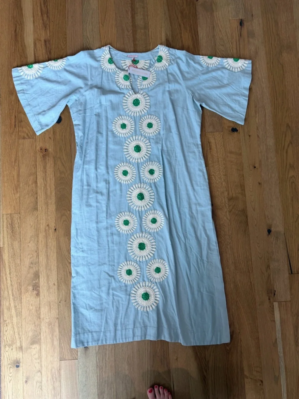 🌸 NWT - Frances Valentine Aster Maxi Caftan Dress - Size 1X 🌸 - Picture 15 of 15